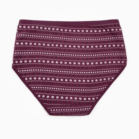 Panties female burgundy color, size 52-54-1