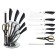 Set of Winner kitchen knives, 8 items
