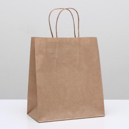 Package Crafts without print, round handle 22 x 12 x 28 cm