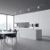 Lamp for a single -phase track system Escada, 20035tra/01 SWH/Ch. 1x50W, GU10, 74x120x155 mm, white matte color/chrome
