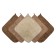 Set of towels "season", size 30x30 cm, beige color, 5 pcs
