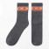 Women's socks, dark gray color, size 23-25