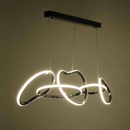 Lamp with PDD "Mila" LED 80W 3000-6000K chrome 124x27x35-135 cm-7