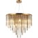 Style Rain 9XE14 40W Sighter Caus-Sword, size 60x60x65-150 cm, bronze color