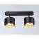 Ambrella Techno Spot Techno Family TN71288, GX53, black color, gold.