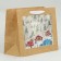 Craft packet with a plastic window "Winter", 24 x 20 x 11cm, New Year