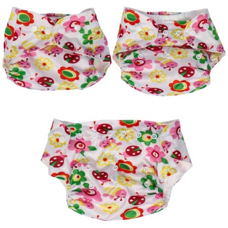 Reusable diaper + 1 insert in the kit "Butterflies"-7