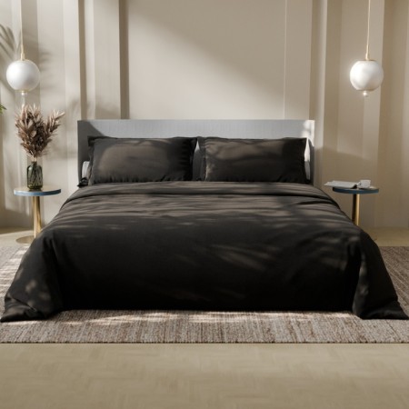 Bed linen Ethel 2 joint venture "Cool Gray" 175*215, 200*220, 50*70+3-2 pcs, calico, 125g/m2-4