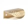 Handle cappio, m/o 32 mm, with a pattern, matte gold color