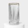 A set of glass glasses Elysia, 445 ml, 4 pcs, with a golden border