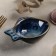Ceramic "Moon Trail" dish, 11 × 8 × 3.5 cm