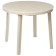 Round table, 90x90x75 cm, beige color