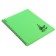 Folder 30 inserts on spirals, A4, 600 μm, Erichkrause "Neon Transport", texture "Sand", green, mix