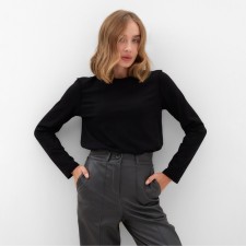 Women's Longsliva Minaku: Basic Line Black Color, size 50-52