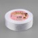 Satin tape with embossing "Snowflakes", 25 mm, 23 ± 1 m, white color/silver No. 001