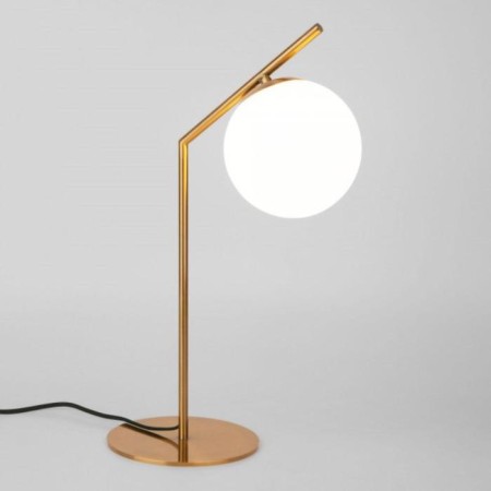 Frost table lamp, 1x60W E27, brass color