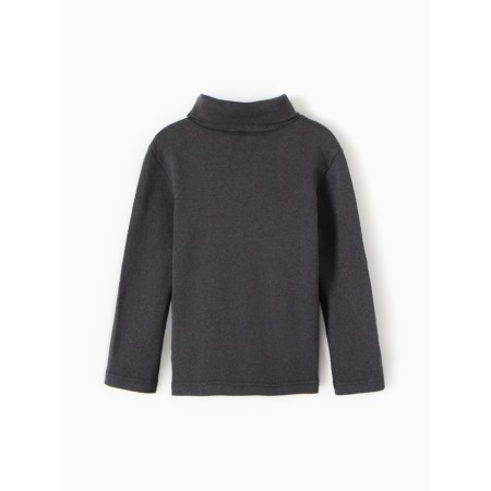 Baby Minaku turtleneck, graphite color, height 98 cm-4