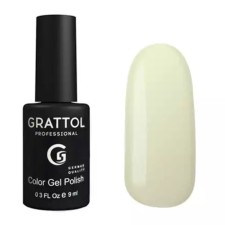 Garattol Color Gel Polish, No. 114 Pale Yellow, 9 ml