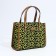 Bag Female Tout with zipper, green color
