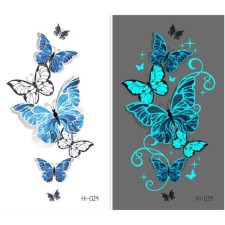 Tattoo on the body color phosphorus 