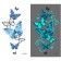 Tattoo on the body color phosphorus "Roy butterflies" 10.5x6 cm