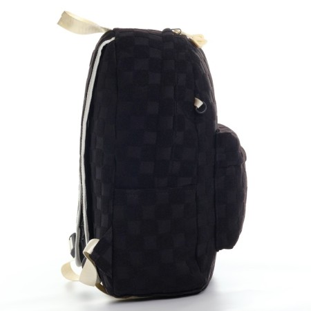 School backpack, set 2 in 1,+ pencil case in a cage, 40x28x13 cm, black color-6
