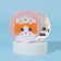 Pocket mirror "cat", d = 7 cm, color mix