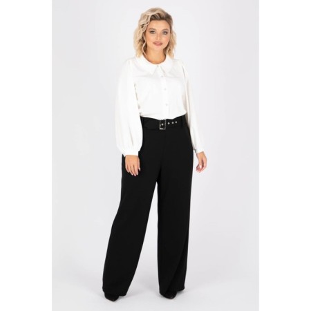 Female blouse, size 54, white color-7