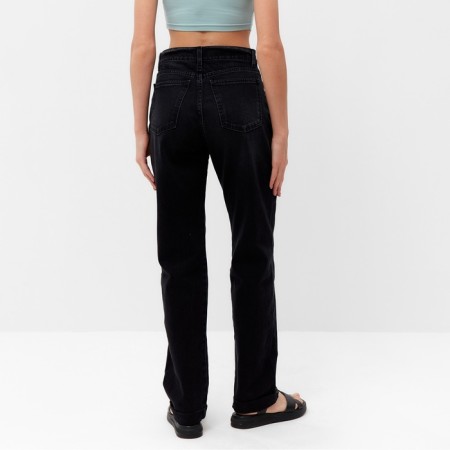Pants women's jeans minku Selvedge Denim Black color, pr 48-6