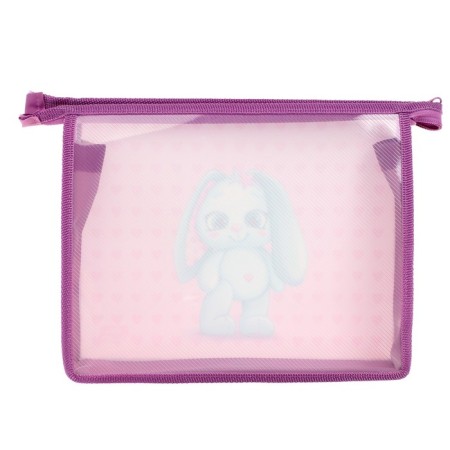 Folder for notebooks A5, 230 x 190 x 50 mm, lightning from above, plastic, calligrata "Bunny"-2