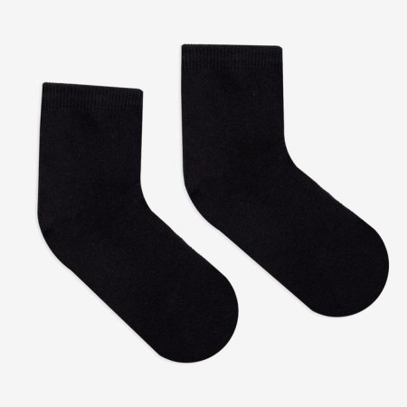 Women's socks, black color, size 23-25