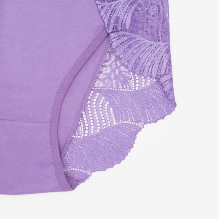 Panties female slips, purple color, rr 52-54-1