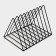 Stand for cutting boards of the shade "Loft", 26 × 18 × 21, black color