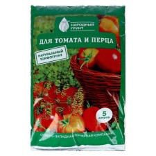 Soil tomatoes and peppers 