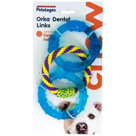 Игрушка Petstages ОРКА "3 кольца" для собак, 23 см-1
