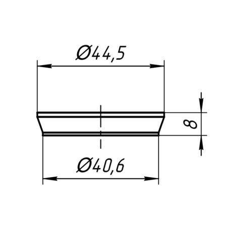 Laying "Ani Plast" M040, 40 mm, conical-7