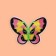 Thermal appliance "Butterfly", 6 × 7.5 cm, color colorful color