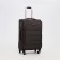Small 24 suitcase "on lightning, code castle, with extension, brown color