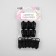 The hooks are sewing, metal, for outerwear, 5 × 1.5 cm, 6 pcs, black color