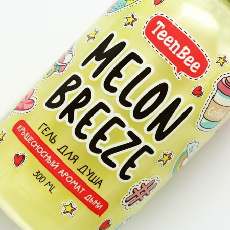 Shower gel, moisturizing, melon aroma, 300 ml, teenbee-7