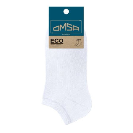 Male shortened socks Omsa Eco, size 42-44, Bianco color
