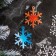 Silicone form universal, Snowflake suspension