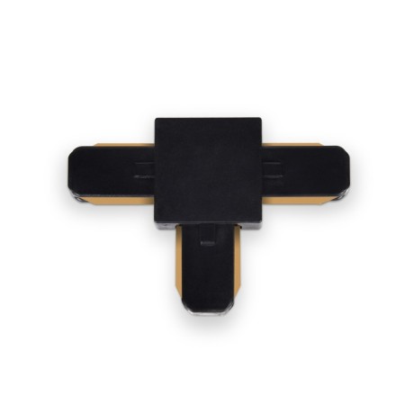 Connector T-shaped single-phase for connecting track tire pipelines GL7078 bk black