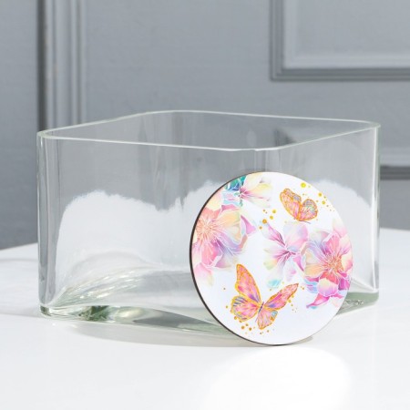 Vase for flowers "Butterflies", 15 x 10 cm.-2