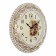 Watching clock, interior "curiosity", silent, d-38 cm
