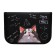 Penal 3 sections, tab inside, 140 x 210 x 40 mm, fabric, calligrata top block "smart cat"