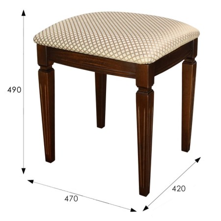Vasco banquet in 106n, 420x470x490, walnut/atina golden-2