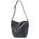 Bag bag claim. Kozh, lightning department, black/brown color 25x15x27cm