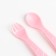 A set of children's dishes "Bunny Polly", a plate on the suction cup 250ml, fork, spoon
