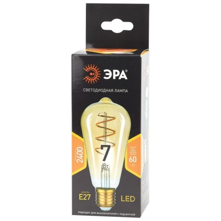 Filament era “pear”, 7 watts, E27, 910 lm, 2400k, glow warm white-3